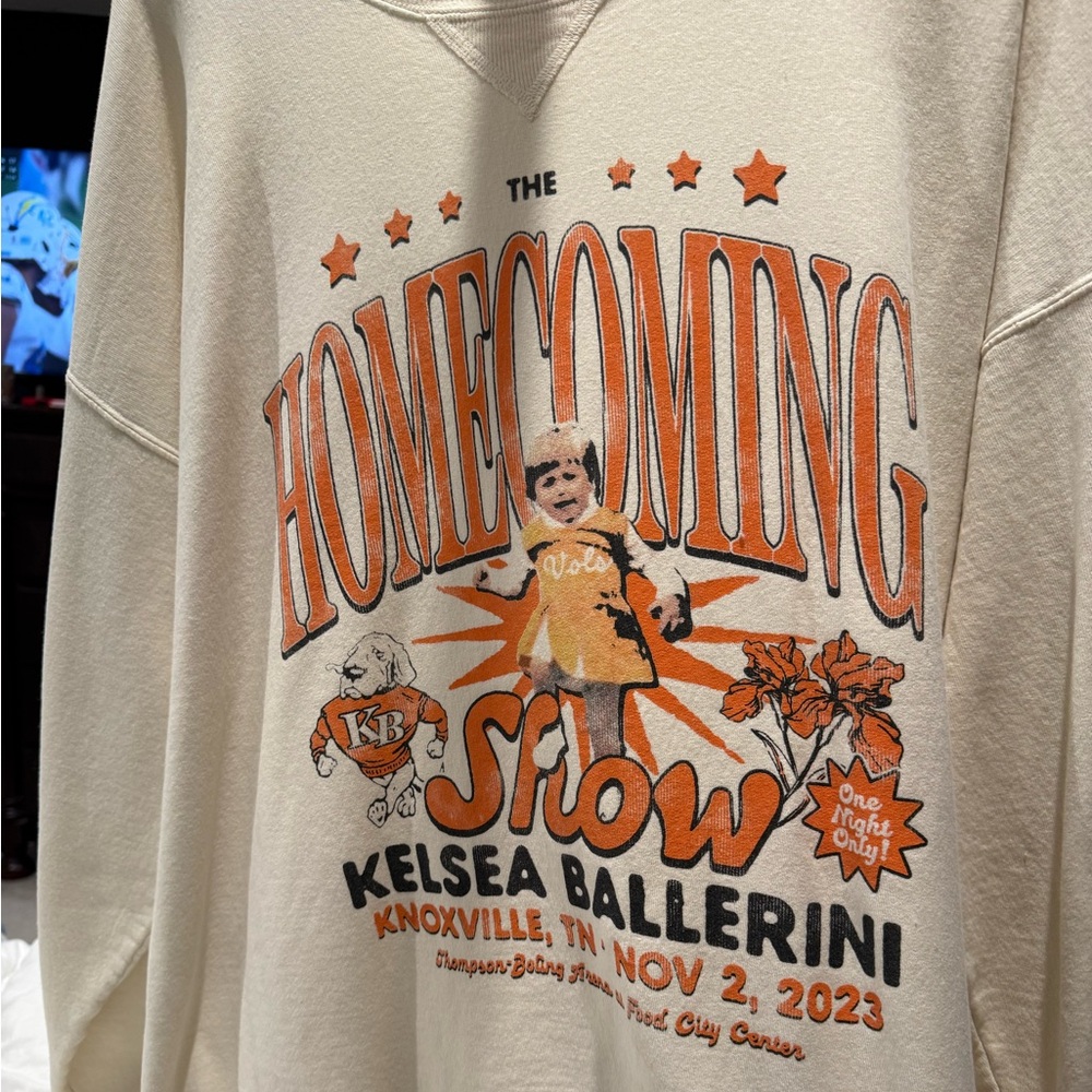 Kelsea Ballerini Homecoming Show Sweatshirt, Limited, One Night Only, UT Knox